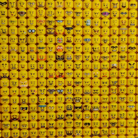NIB LEGO Minifigure Faces Jigsaw Puzzle 1000 Pieces 25x20 in. Sealed - Picture 7 of 7